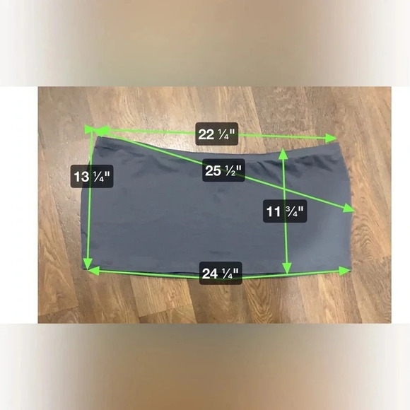 Skims Swim Micro Mini Skirt - gunmetal gray Size 4X New with Tags - Picture 6 of 7